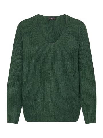 Oxmo V-Ausschnitt-Pullover OXICALLIE in Grün
