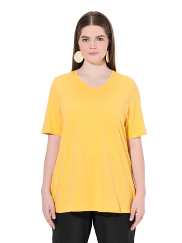 Ulla Popken Shirt in klassisch honiggelb