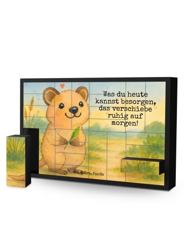 Mr. & Mrs. Panda Befüllbarer Adventskalender Quokka Happy Design... in Weiß