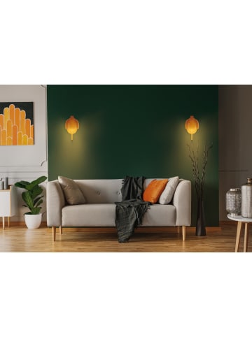 Osram Decor Corolle Wall Wandleuchte G9 Orange Metall Glas