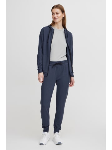 North Bend Jogginghose NBBraida W Sweat Pants 223451MMM sportliche Sweatpants mit Logoprint in Blau