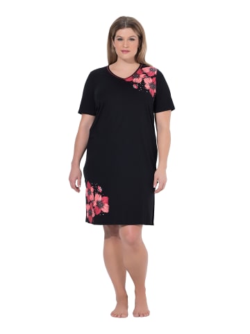 Ulla Popken Nachthemd in fuchsiarot