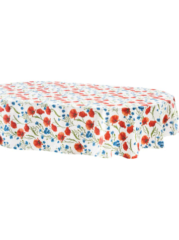 REDBEST Baumwolle Tischdecke in Mohnblume