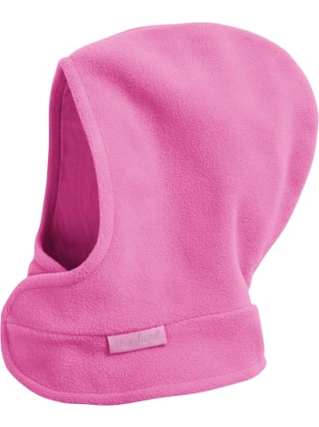Playshoes Kinder Mütze "Fleece-Schalmütze" in Pink
