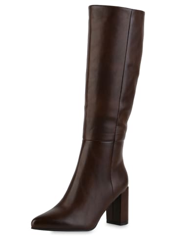 VAN HILL Klassische Stiefel Jamie in Dunkelbraun