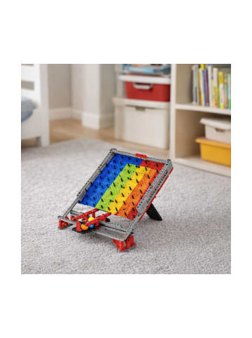 Wisam Regenbogen Kugelbahn Bausteine 477 Teile Rutsche Set