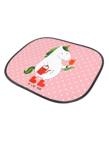 Mr. & Mrs. Panda Sonnenschutz Fürs Auto Einhorn Gärtner ohne Spruch in Rot Pastell