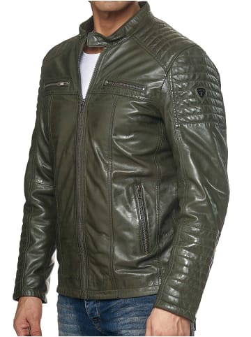 Tazzio Lederjacke "19709" - in Khaki