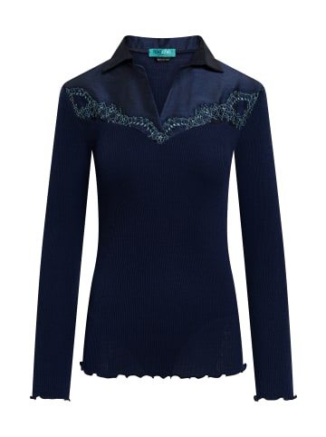 TOOCHE Langarmshirt "Blue Mirage" in blau