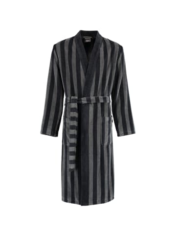 Cawö Cawö Bademäntel Herren Kimono Streifen 2612 schwarz - 97 in schwarz - 97