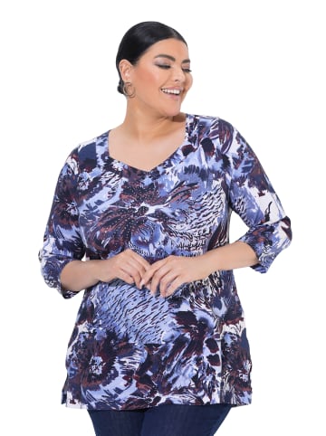 Ulla Popken Shirt in dunkles marine