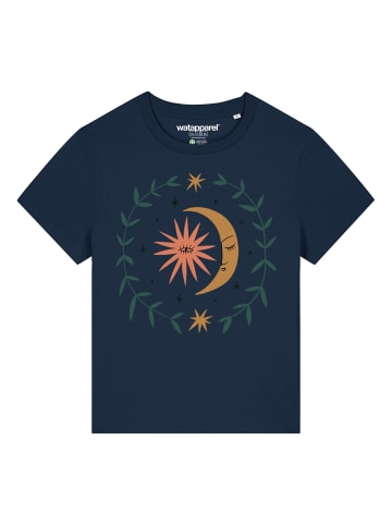 wat? Apparel T-Shirt Love and flex in Dunkelblau