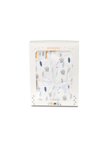 Cangaroo Shaggy 105 x 75 cm in blau