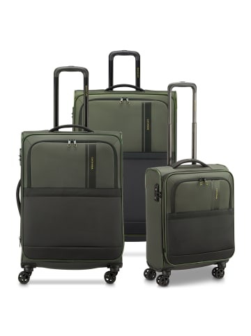 Roncato Metropolitan 4 Rollen Kofferset 3-teilig mit Dehnfalte in green