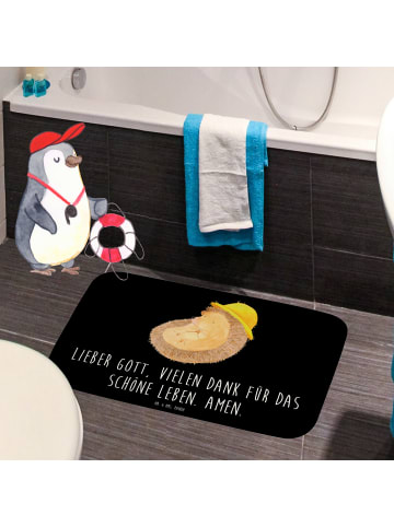 Mr. & Mrs. Panda Badvorleger Igel Beten mit Spruch in Schwarz
