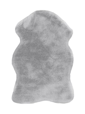 Teppich Boss Hochflor Teppich Robert Sheepskin 225 - Grau / Blau