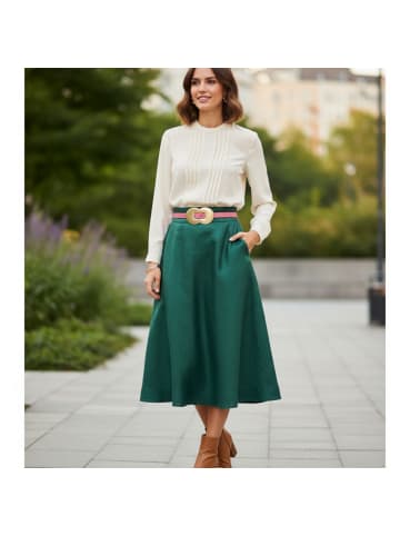 FRONHOFER Damen Ledergürtel Gold in Taupe