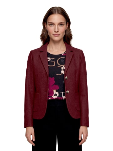 Betty Barclay Wollblazer mit aufgesetzten Taschen in Maroon Banner