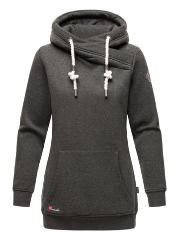 Marikoo Kapuzensweatshirt Izuyaa in Dark Grey Melange