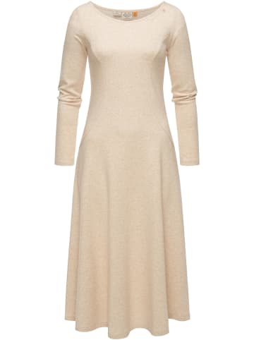 ragwear Jerseykleid Appero Long in Beige Melange