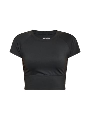 TUFFSKULL Crop-Top in Schwarz