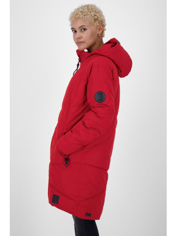 alife and kickin Winterjacke, Anorak, Outdoorjacke, Steppjacke, Steppmantel, Langjacke, Wintermantel KasiaAK A in cranberry