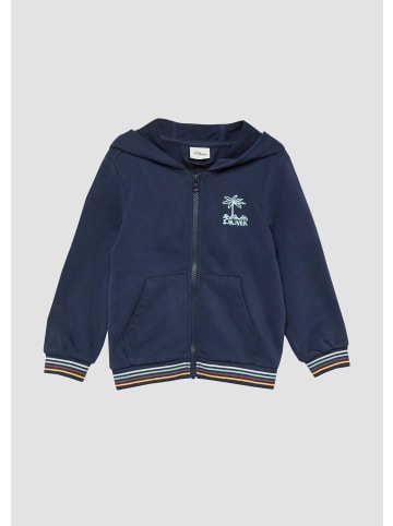 s.Oliver Sweatshirt Jacke in 5952_navy