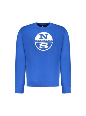 North Sails Blaues Baumwoll-Sweatshirt