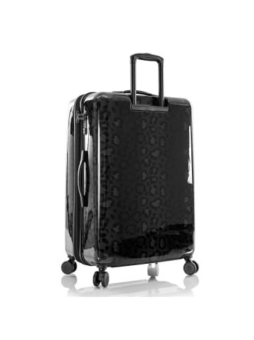 Heys Fashion 4 Rollen Trolley L 76 cm mit Dehnfalte in black leopard
