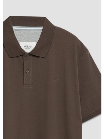 s.Oliver Polo-Shirt in 8941_dunkelbraun
