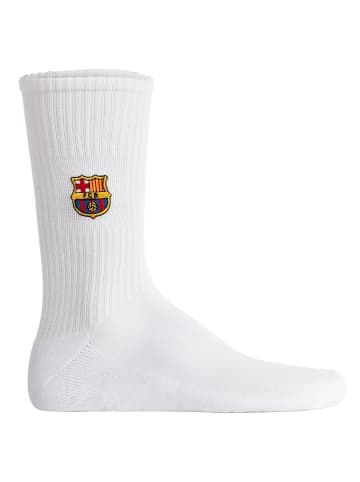 FC Barcelona Socken 5er Pack in Weiß/Schwarz/Grau/Blau/Fuchsia