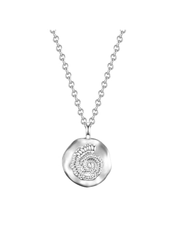 Halskette Muschel aus Sterling Silber in silber