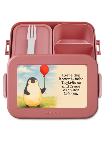 Mr. & Mrs. Panda MEPAL Bentobox Pinguin Luftballon Design mit Sp... in Rot Pastell