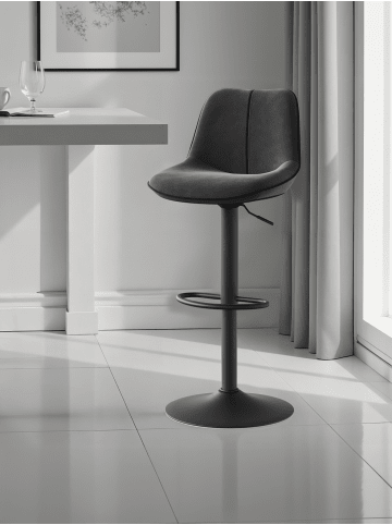 VASAGLE 2er-Set: Barhocker Lyna in - (B)45 x (H)(88.5-109.5) x (T)49.5 cm