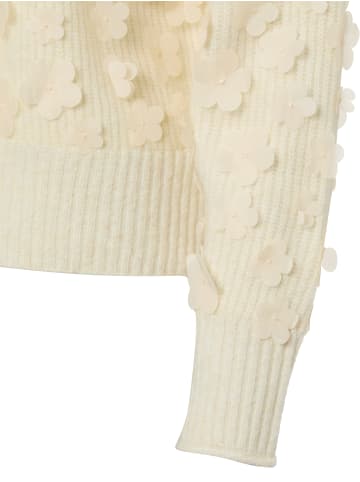 Zero Strickpullover in ecru - 0001