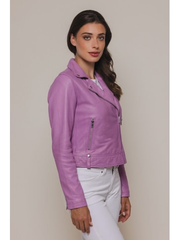 RINO&PELLE Kunstlederjacke für Damen in Lila
