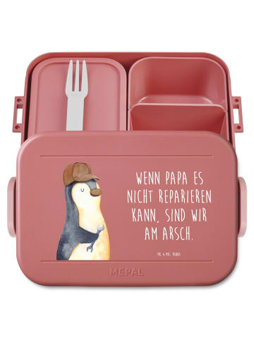 Mr. & Mrs. Panda MEPAL Bentobox Wenn Papa es nicht reparieren ka... in Rot Pastell