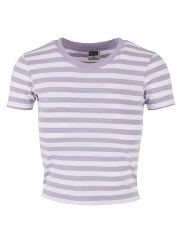 Urban Classics Urban Classics T-Shirts in white/dustylilac