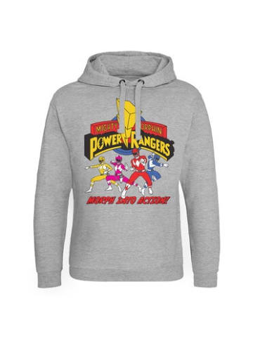 Power Rangers Hoodie "Morph Into Action Epic Hoodie" in Grau