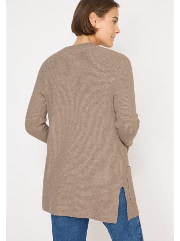 Cecil 'Offener Struktur-Cardigan' Braun