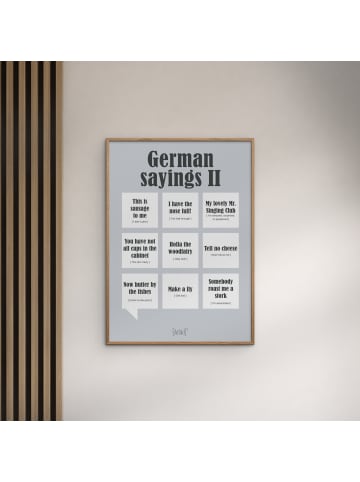 Poster & Frame Poster German Sayings II