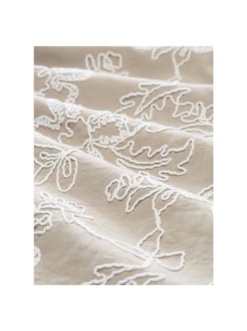 Tom Tailor Langarmbluse in olive white big flower design