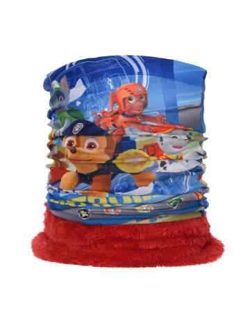 Paw Patrol Kinder Schlauchschal mit Fleece-Innenfutter in Rot