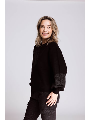 ZHRILL Sweatshirt ZHMAREEN LUREX BLACK in BLACK