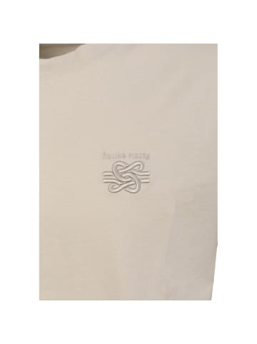 FILLING PIECES T-Shirt T-Shirt Embroidered Knot XT in beige
