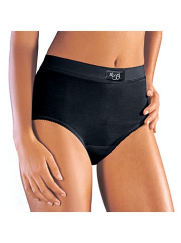Sloggi Baumwolle Taillenslip 2er-Pack in schwarz
