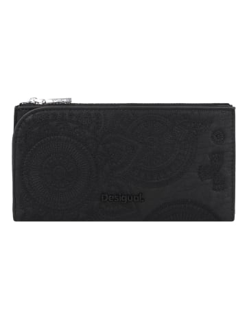 Desigual Dejavu Geldbörse 18.5 cm in schwarz