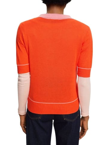 ESPRIT Pullover in orange red