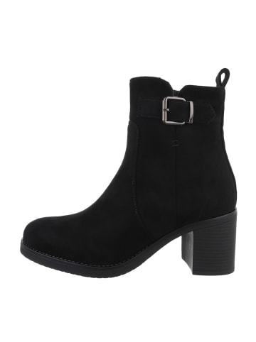 Ital-Design Stiefelette in Schwarz