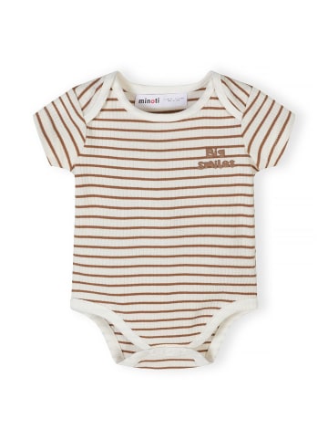 Minoti 3-er Pack Bodys 28BABYRIB26 in graumeliert